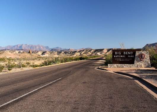 Entrance to Big Bend National Park