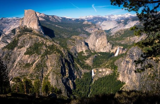 Galcier point Yosemite on Spectacular California motorcycle tour