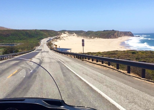 Riding along the California coast on the Spectacular California self-guided motorcycle trip