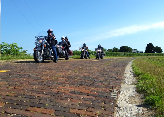 Brick Road on Route 66 Long Way Down