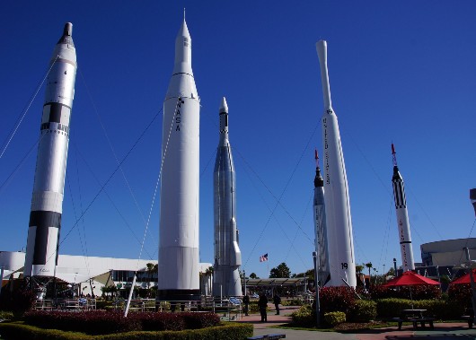 Visit Cape Canaveral on Florida Orange Juice slef-guided motorcycle tour